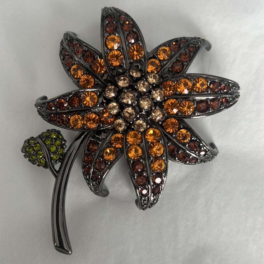 Joan Rivers Multicolor Floral Brooch - Picture 7 of 7